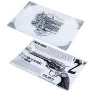 Vintage Rockstar Glass Decoupage Trays