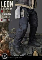 Leon S. Kennedy vs Chainsaw Villager 1/4 Scale Statue (bonus ver)