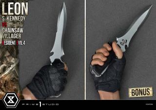 Leon S. Kennedy vs Chainsaw Villager 1/4 Scale Statue (bonus ver)