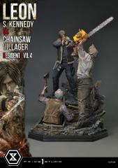 Leon S. Kennedy vs Chainsaw Villager 1/4 Scale Statue (bonus ver)