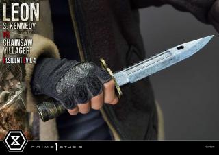 Leon S. Kennedy vs Chainsaw Villager 1/4 Scale Statue (bonus ver)