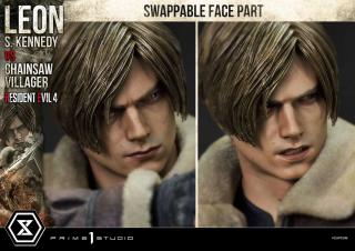 Leon S. Kennedy vs Chainsaw Villager 1/4 Scale Statue (bonus ver)