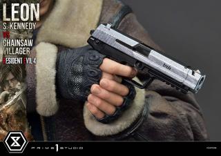 Leon S. Kennedy vs Chainsaw Villager 1/4 Scale Statue (bonus ver)