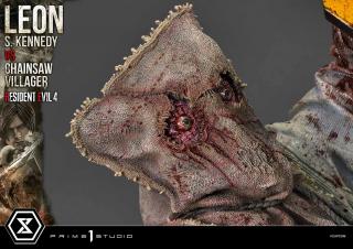 Leon S. Kennedy vs Chainsaw Villager 1/4 Scale Statue (bonus ver)
