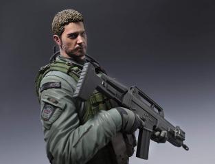 Chris Redfield 9" Statue