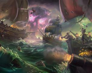 Battle of the Three Storms (Art Print)