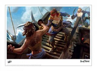 Clashing Cutlasses (Art Print)