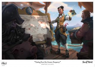 Trading Trust For Greater Prosperity (Art Print)