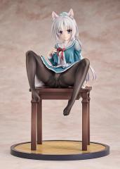 Yoshino Asatake 1/7 Scale Statue (Animal Ears School Uniform Ver.)