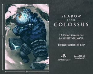 Shadow of the Colossus Screenprint by Nimit Malavia (Limited Edition)