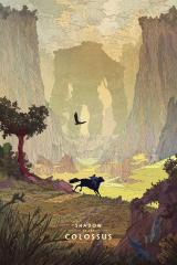 Shadow of the Colossus Screenprint by Kilian Eng
