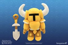 Gold Shovel Knight 10" Plush