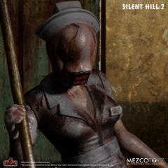 Bubble Head Nurse & Red Pyramid Thing Diorama Set
