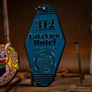 Lakeview Hotel Room 312 Keychain Replica