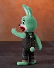 Green Robbie the Rabbit 3.74" Figure