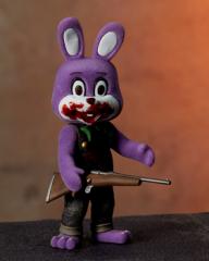Purple Robbie the Rabbit 3.74" Figure
