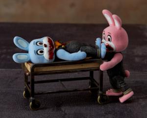 Stretcher for Robbie the Rabbit