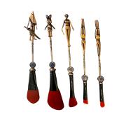 Metal Makeup Brush Set