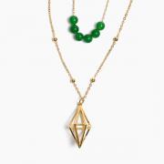 Plumbob Layered Necklace