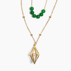 Plumbob Layered Necklace