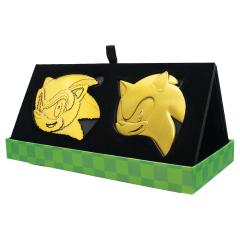 Sonic Then & Now Medallion Set (35th Anniversary)