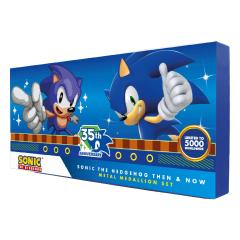 Sonic Then & Now Medallion Set (35th Anniversary)