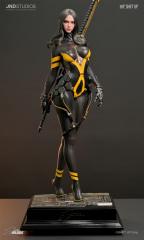 Eve & Tachy w/ Drone 1/3 Scale Statue