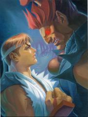 Ryu VS Akuma (Art Print)