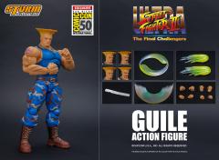 Guile 1:12 Scale Action Figure (player 2 blue / exclusive)