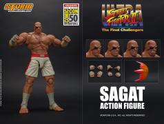 Sagat 1:12 Scale Action Figure (player 2 white / exclusive)