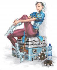 Chun-Li SFIV Ad (Art Print)