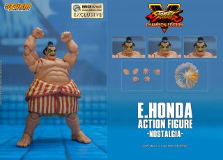 E.Honda 1:12 Scale Action Figure (nostalgia red / exclusive)
