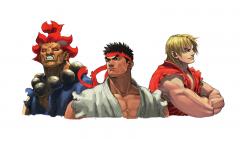 Akuma, Ryu & Ken (Art Print)