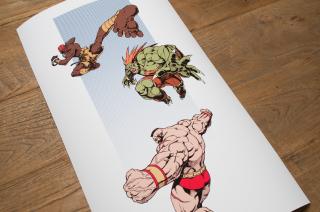 Dhalsim, Blanka & Zangief (Art Print)