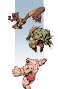 Dhalsim, Blanka & Zangief (Art Print)