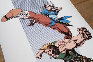 Guile & Chun-Li (Art Print)