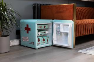 Organ Donor Mini Fridge, Surgeon Apparel, Heart Replica, First-Aid Lunchbox, Rubber Duck, Bobble Head & Artwork