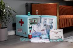 Organ Donor Mini Fridge, Surgeon Apparel, Heart Replica, First-Aid Lunchbox, Rubber Duck, Bobble Head & Artwork