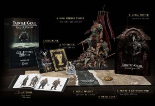 King Arthur 14.5" Statue, Metal Coin & Artwork