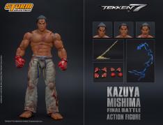 Kazuya Mishima 1:12 Scale Action Figure (Final Battle / exclusive)