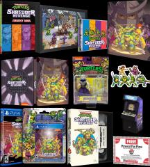 Shredder Figure (reissue), Mini Arcade & Artwork