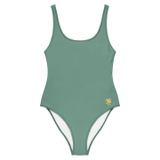 Classic Teal One-Piece Bathing Suit