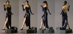 Lara Croft Black Evening Dress 9" Statue