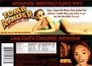 Lara Croft Chocolate (24-bar box)