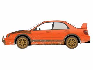 Evelyn Subaru WRX 2002 1/64 Scale Die-Cast Replica