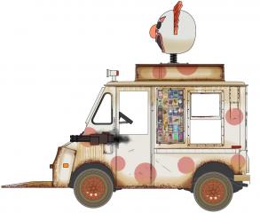 Sweet Tooth's Ice Cream Truck 1/64 Scale Die-Cast Replica