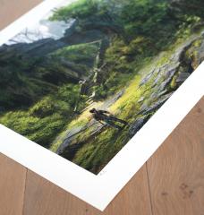 Chateau Courtyard (Art Print)