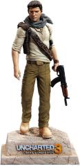 Nathan Drake Statue w/ Traveling Chest, Belt Buckle & Ring Necklace Replicas