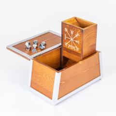 Wooden Chest & Dice Set