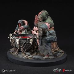 Crones Bubbling Cauldron 9.5" Statue